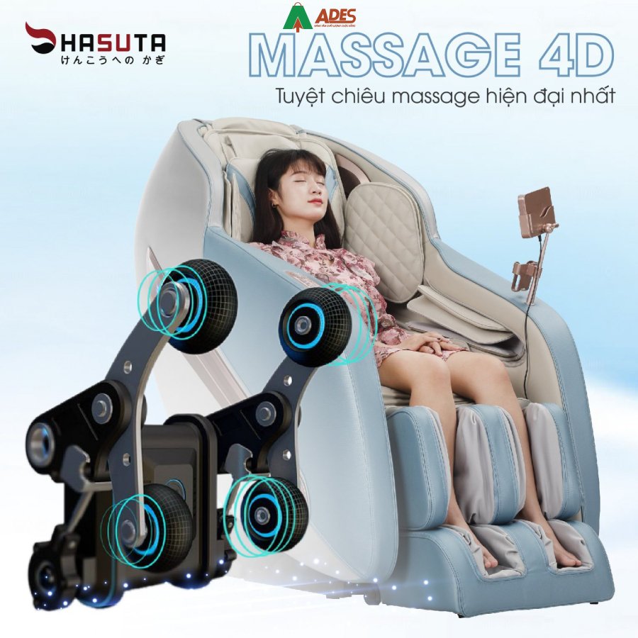 Hasuta HMC 830 trang bi che do massage 4D tien tien 2021
