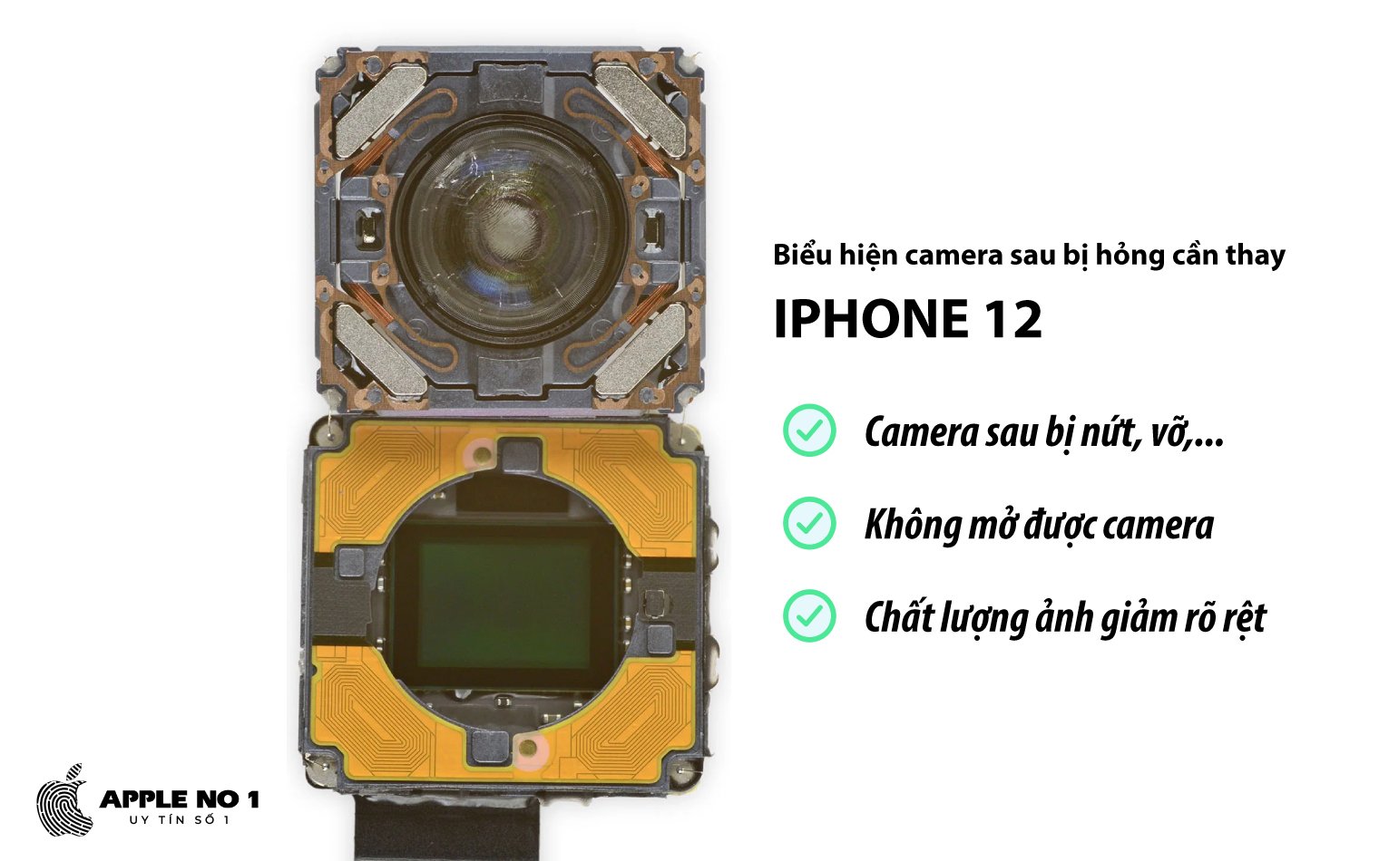 bieu hien camera sau bi hong can thay camera sau iphone 12
